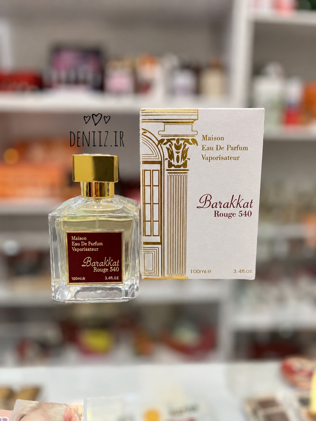 ادو پرفیوم باراکات رژ 540 (Barakkat Rouge 540) حجم 100 میل | رایحه لوکس و ماندگار