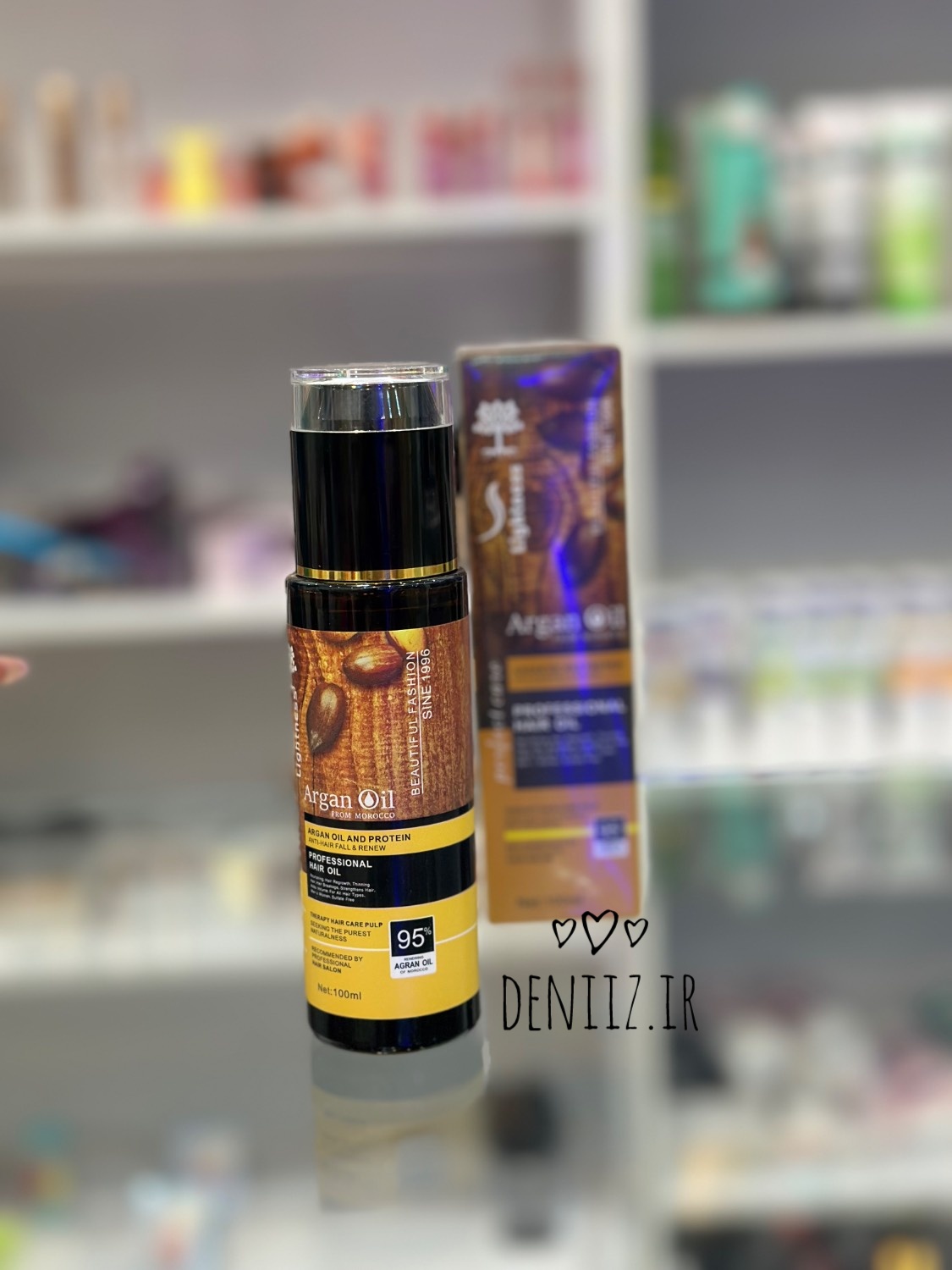 روغن آرگان ضد ریزش مو Shine Professional ۱۰۰ml | درمان و تقویت مو