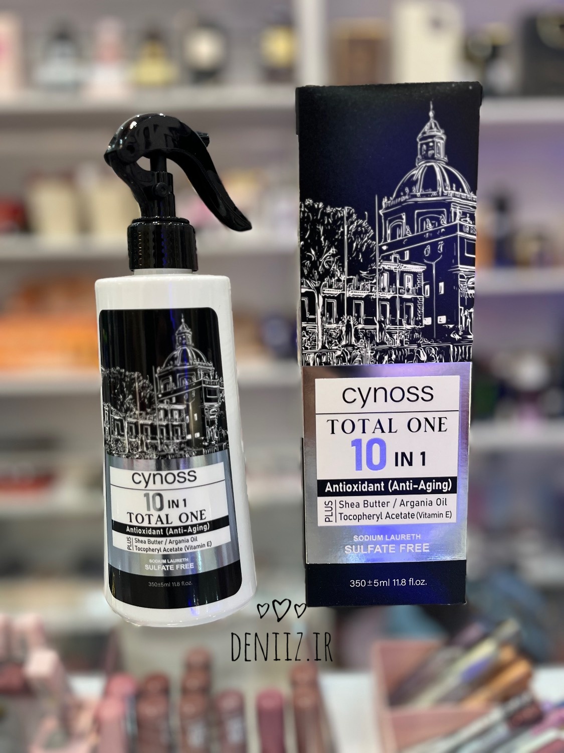 کرم مو ۱۰ کاره سینوس (Cynoss Total One 10 in 1) | تقویت، ترمیم و آبرسانی مو